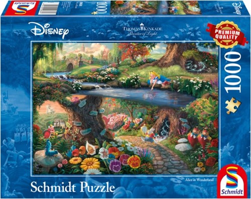 Schmidt Thomas Kinkade - Disney - Alice im Wunderland - 1000 Teile