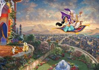 Schmidt Schmidt puzzel - Thomas Kinkade Studios - Disney Aladdin, 10-2