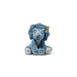 Steiff Kuscheltier Triceratops Dixi Plüsch Dinosaurier blau 28 cm