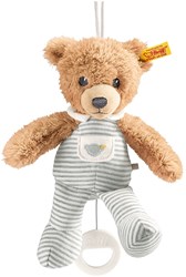 Steiff Musikspieluhr Sleep well bear Plüsch Musikbox grau 20 cm