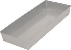 Keeeper Schubladenbox Aufbewahrungskorb Pepe 38x15x5cm grau silber Kunststoff