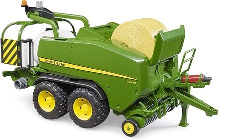 Bruder 02032 - John Deere Rundballen-Presswickelkombination C441R