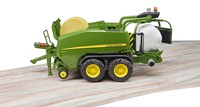Bruder 02032 - John Deere Rundballen-Presswickelkombination C441R-2