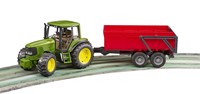 Bruder 02057 - John Deere 6920 mit Wannenkippanhänger-2