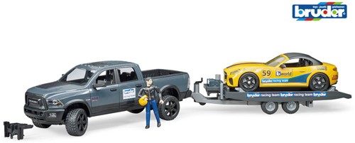 Bruder 02504 - RAM 2500 Power Wagon und Roadster Bruder Racing Team