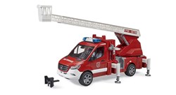 Bruder MB Sprinter Feuerwehrwagen mit Leiter, Licht und Sound