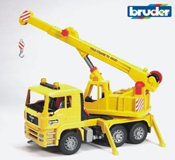 Bruder MAN Kranwagen - Spielzeugfahrzeug 42 cm Maßstab 1:16