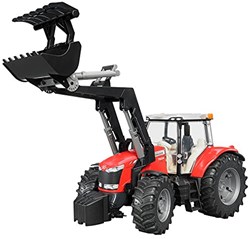 Bruder Traktor Massey Ferguson 7624 mit Frontlader Spielzeugfahrzeug