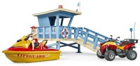 Bruder bworld Rettungsstation Quad, Jetski, Person (62780)