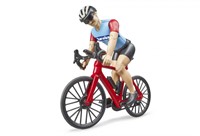 Bruder 63110 - Bworld Rennrad mit Radfahrer und Helm