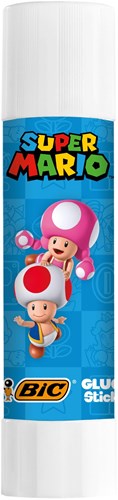 BIC Super Mario Klebestifte weiß 8g - 6er Set Bastelspaß für Kinder-2