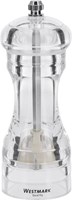 Westmark Pfeffermühle Acryl - Keramikmahlwerk - transparent - 14cm
