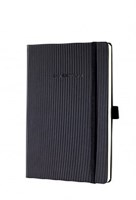 Sigel Notizbuch A5 schwarz Hardcover liniert 194 Seiten