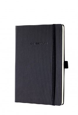 Sigel Notizbuch A5 schwarz Hardcover liniert 194 Seiten