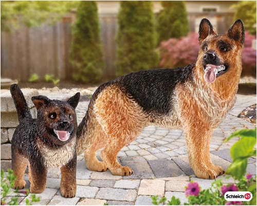 Schleich Bauernhof - Deutscher Schäferhund Weiblich Spielfigur 16831-2