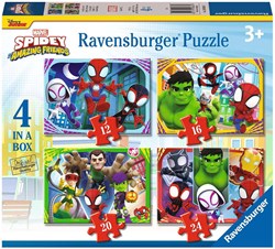 Ravensburger Spidey and His Amazing Friends Puzzle - Kinderpuzzle - 2x24 Teile - Cartoon