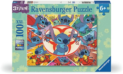 Ravensburger Puzzle Disney Stitch - Kinderpuzzle - 100 XXL Teile