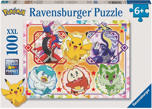 Ravensburger Puzzle Pokemon - XXL Kinderpuzzle 100 Teile Karton