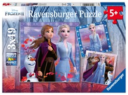Ravensburger Puzzle Frozen 2 - Kinderpuzzle 3x49 Teile Karton