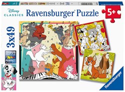 Ravensburger Kinderpuzzle Disney Multiproperty 3x49 Teile Puzzle
