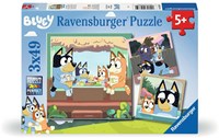 Ravensburger Bluey Puzzle - 3x49 Teile - Cartoon Kinderpuzzle