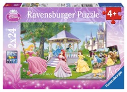 Ravensburger Puzzle Disney Princess Prinzessinnen 2x24 Teile Kinderpuzzle