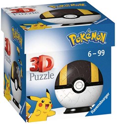 Ravensburger 3D Puzzle 11266 - Puzzle-Ball Pokémon Pokéballs - Hyperball - [EN] Ultra Ball - 54 Teile - für Pokémon Fans ab 6 Jahren