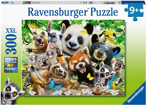 Ravensburger Puzzle Wildlife Selfie - Tiere Puzzle - 300 Teile XXL
