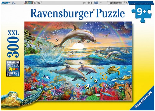 Ravensburger Delfinparadies XXL Puzzle - 300 Teile Kinderpuzzle