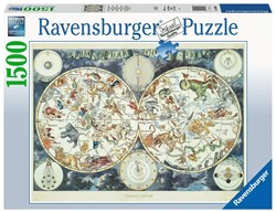 Ravensburger Weltkarte mit fantastischen Tierwesen