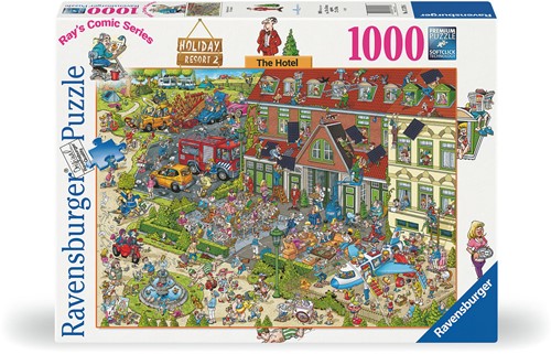 Puzzel 1000 stukjes Ray Comic Holiday resort 2: The hotel