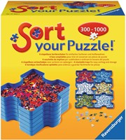 Ravensburger 17934 - Sort your Puzzle - 6 stapelbare Puzzle-Sortierschalen zum einfachen Sortieren und Aufbewahren von Puzzleteilen, Ideales Zubehör für Puzzler