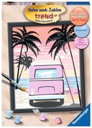 Ravensburger Malen nach Zahlen Beach Life - Malset für Erwachsene