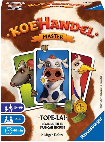 Ravensburger Kuhhandel Master - Kartenspiel strategisches Familienspiel