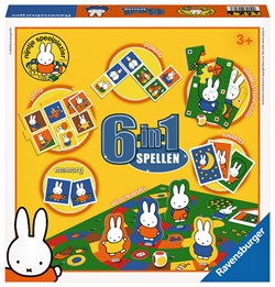 Ravensburger Miffy Spielesammlung 6 in 1 - Klassiker für Kinder