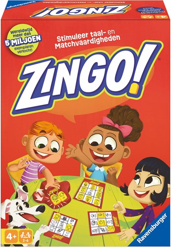 Ravensburger Kinderspiel Zingo Lernspiel für Kinder ab 4 Jahren