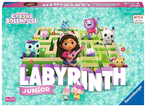 Ravensburger Gabby's Dollhouse Junior Labyrinth - Brettspiel für Kinder