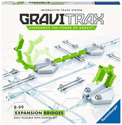 Ravensburger GraviTrax Erweiterung Brücken - Ideales Zubehör für spektakuläre Kugelbahnen, Konstruktionsspielzeug für Kinder ab 8 Jahren