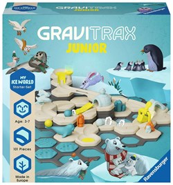 Ravensburger GraviTrax Murmelbahn Junior Starter-Set L Ice Lernspielzeug