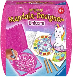 Ravensburger Mandala Designer Mini Unicorn - Zeichen-Set für Kinder