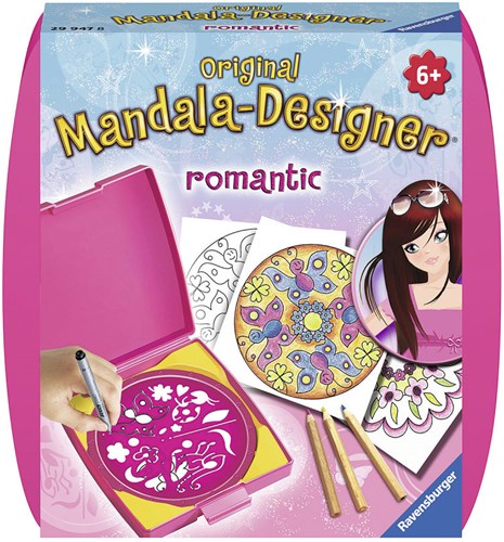 Ravensburger Mandala Designer Mini romantic Zeichen-Set für Kinder