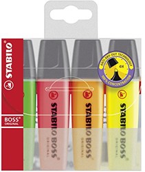 STABILO BOSS Original Marker 4 Stück(e) Multi
