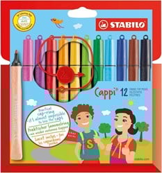 STABILO Cappi Filzstift Mehrfarbig 12, 1