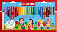 STABILO Cappi Filzstift Mehrfarbig - 24 Stück
