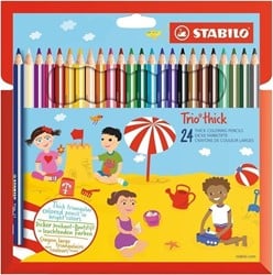 Stabilo 24 Stabilo Trio Dik Buntstifte 203/24