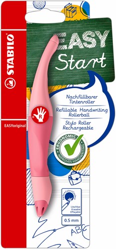 Stabilo ergonomischer Rollerball-Stift für Kinder Pastell Puderrosa