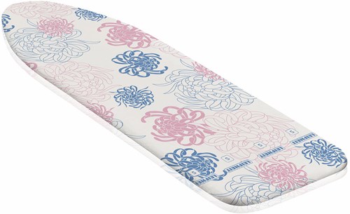 Leifheit Bügelbrettbezug Baumwolle Classic S - Bügelbrett Zubehör blau 112x34cm