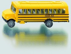 Siku Spielzeugbus amerikanischer Schulbus gelb aus Metall