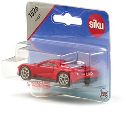 SIKU 1526, Ford GT Sportwagen-Klassiker, Metall/Kunststoff, Rot, Kombinierbar mit SIKU Modellen im gleichen Maßstab