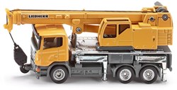 Siku Kranwagen Spielzeug Liebherr Teleskop 1:87 gelb Modellauto